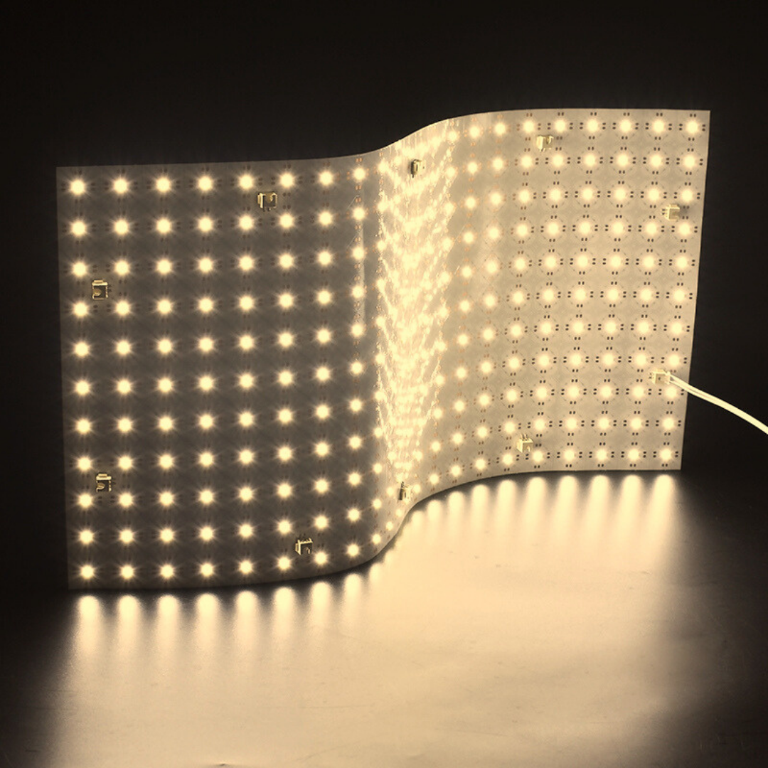 4 Pack LED Backlight Sheet Flexible & cuttable 28W 3000K Warm White Color 19X9.5 inch