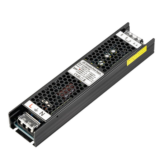DC24V 4.2A Dimmable Triac/0-10V/1-10V Constant Voltage LED Driver Dimmer Power Supply AC 100V to 130V Transformer Adapter Converter Max100W for FCOB Single Color LED Strip